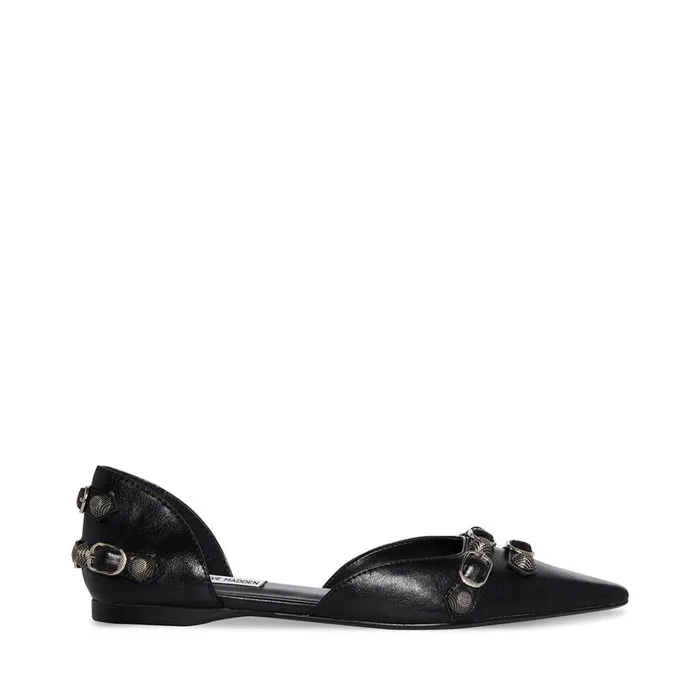 Womens Dalia Black Steve Madden Loafers and Flats