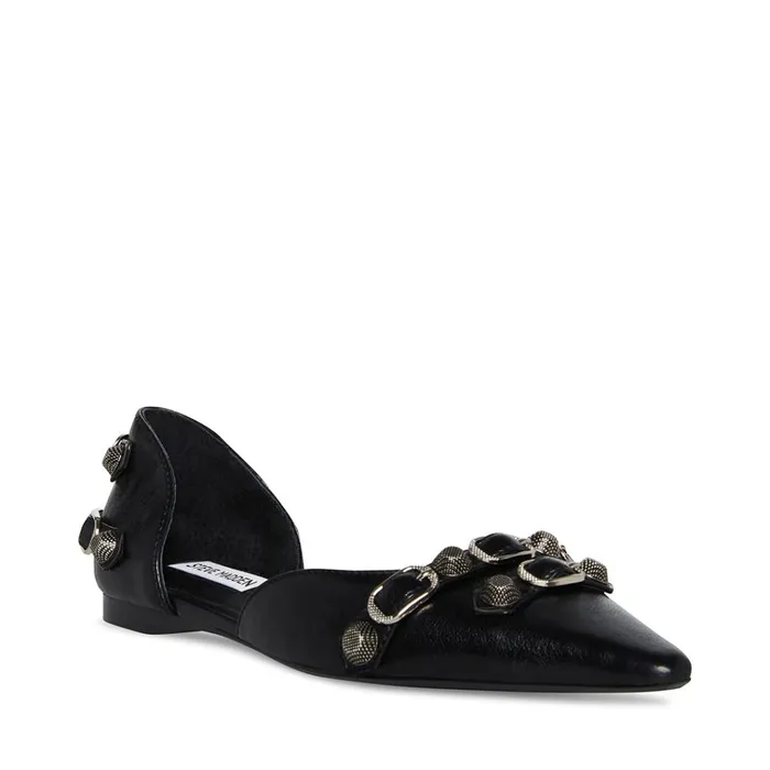 Womens Dalia Black Steve Madden Loafers and Flats