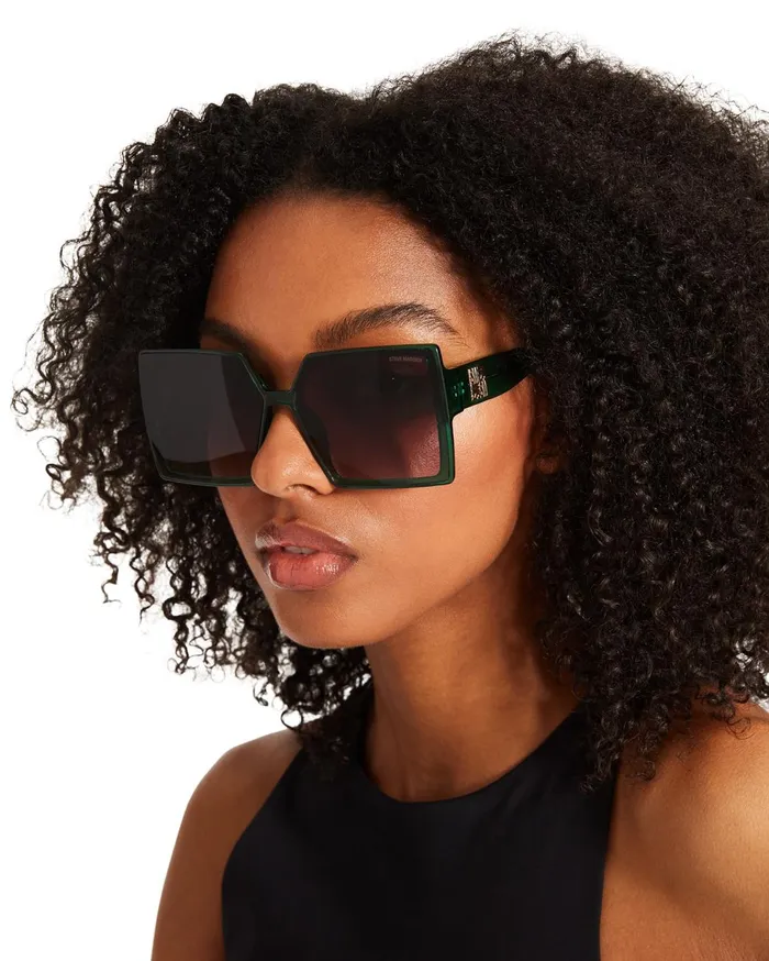 Womens Deja Sunglasses Green Steve Madden Sunglasses