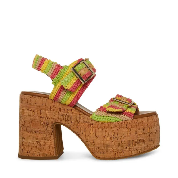 Womens Devora Multi Steve Madden Sandals
