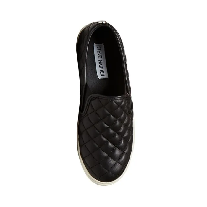 Womens Ecentrcq Black Steve Madden Sneakers