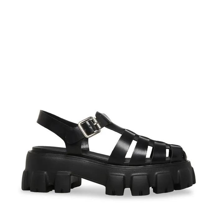 Womens Echo Black Steve Madden Sandals