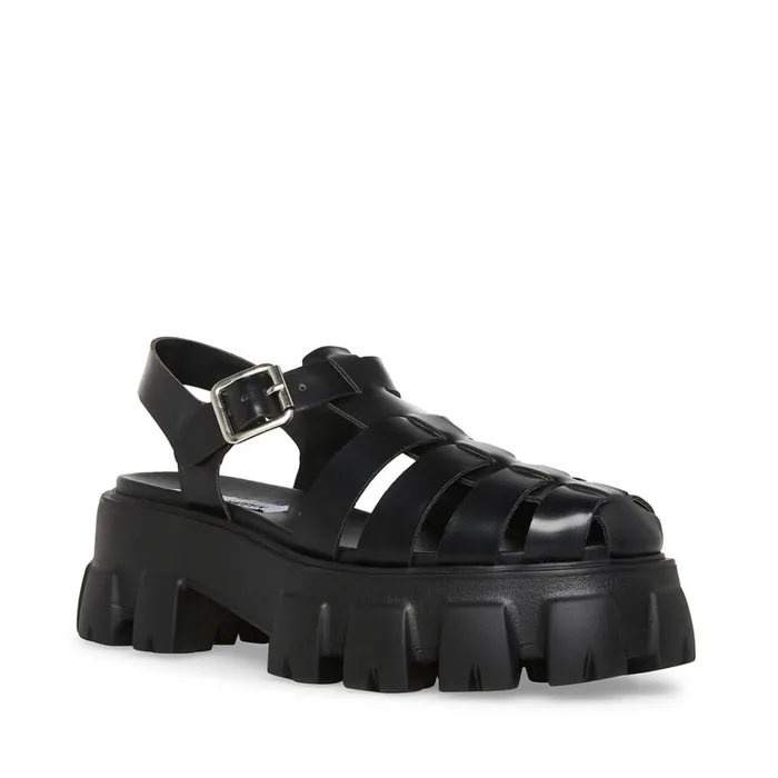 Womens Echo Black Steve Madden Sandals
