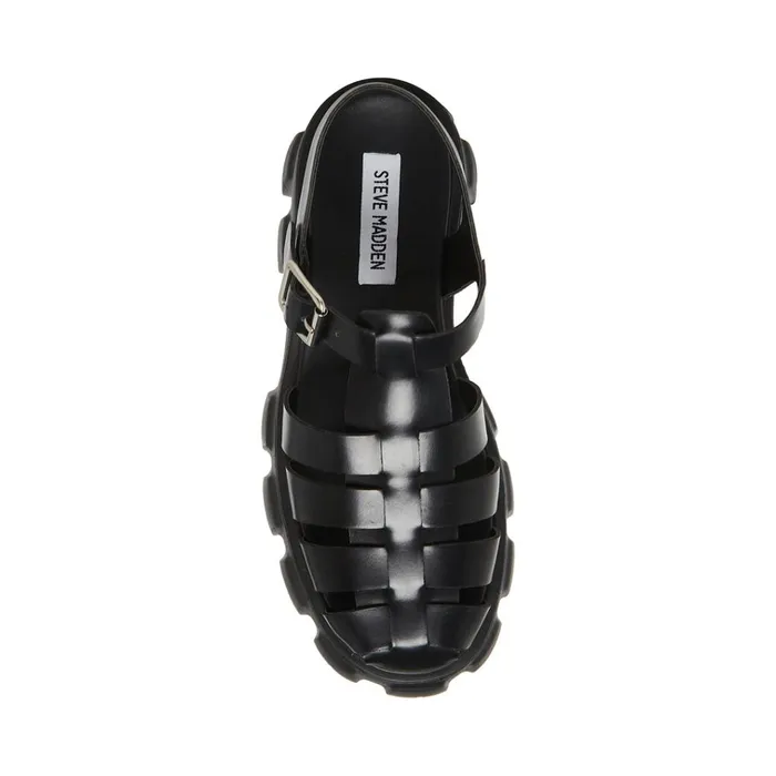 Womens Echo Black Steve Madden Sandals