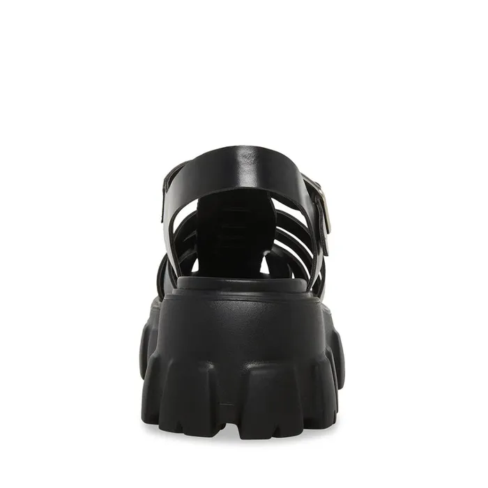 Womens Echo Black Steve Madden Sandals