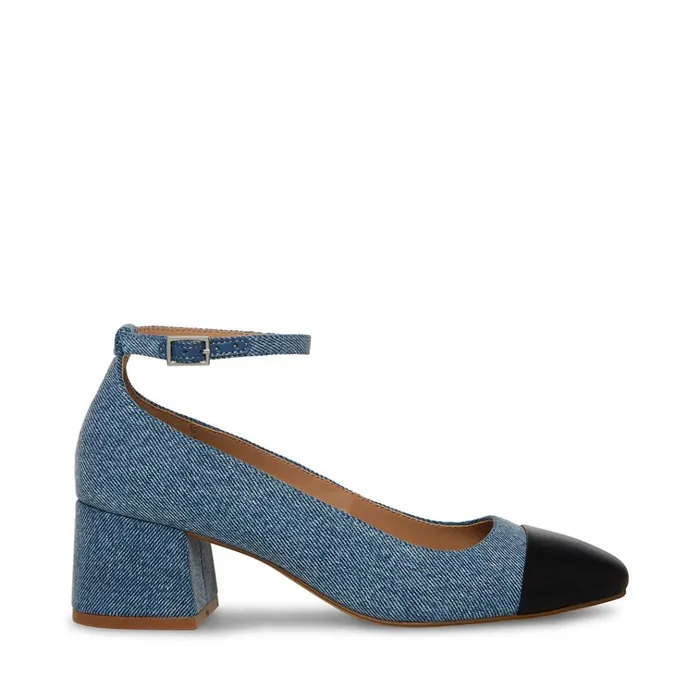 Womens Eli Denim Multi Steve Madden Heels