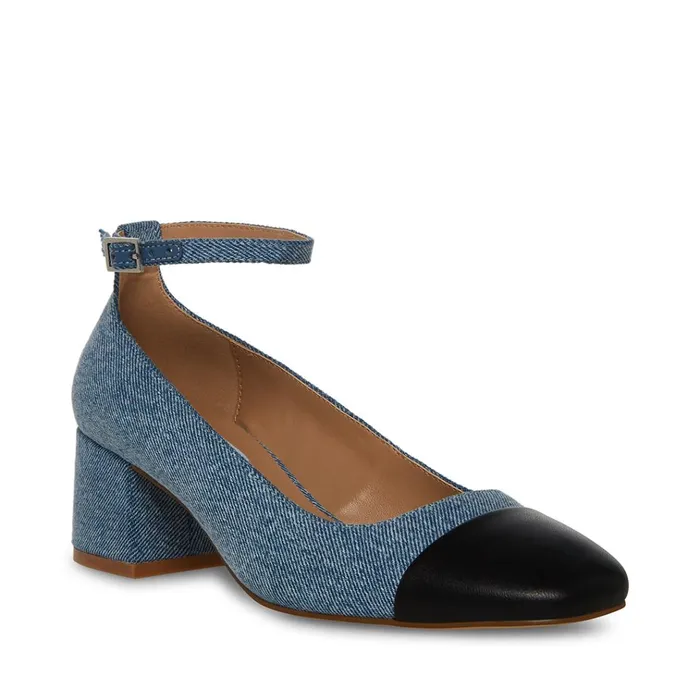 Womens Eli Denim Multi Steve Madden Heels