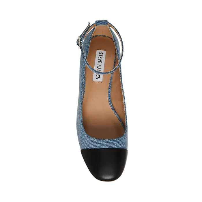 Womens Eli Denim Multi Steve Madden Heels