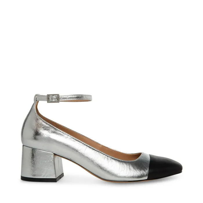Womens Eli Silver Multi Steve Madden Heels