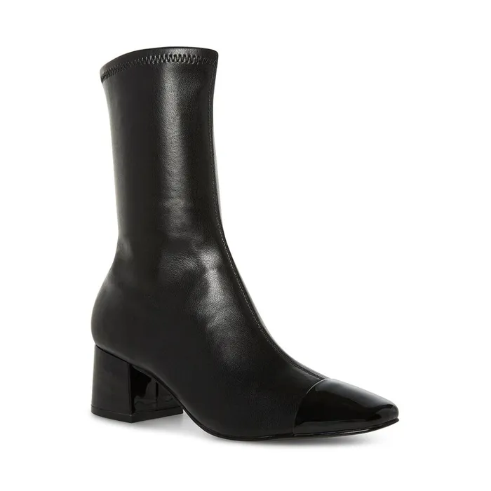 Womens Elisha Black Steve Madden Boots and Booties