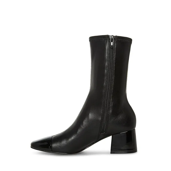 Womens Elisha Black Steve Madden Boots and Booties