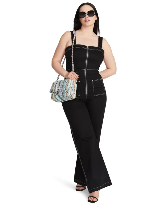 Womens Ellis Jumpsuit Black Steve Madden Dresses