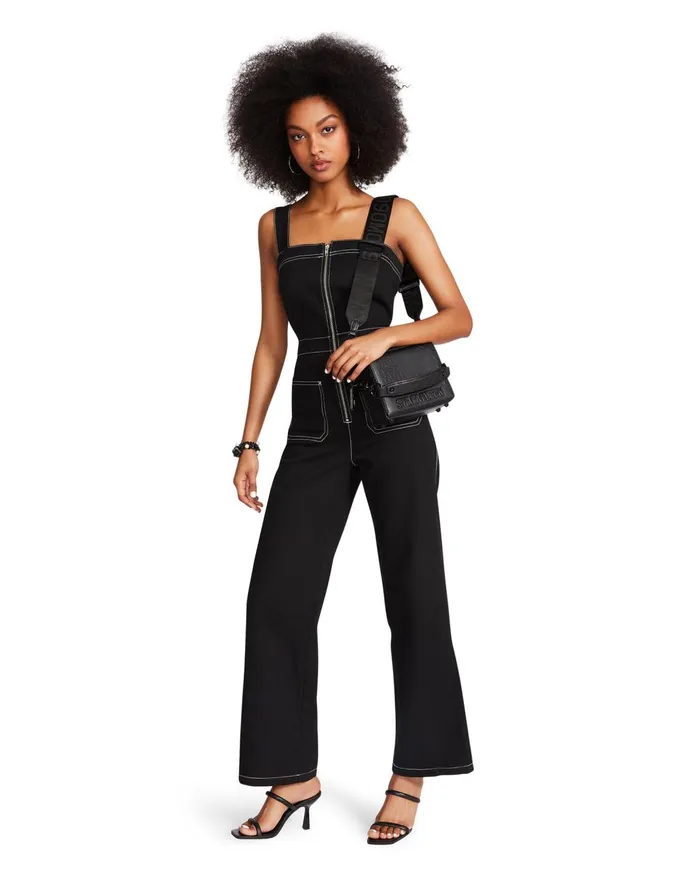 Womens Ellis Jumpsuit Black Steve Madden Dresses