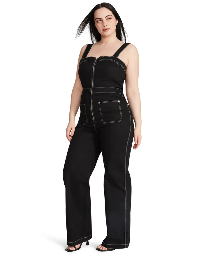 Womens Ellis Jumpsuit Black Steve Madden Dresses