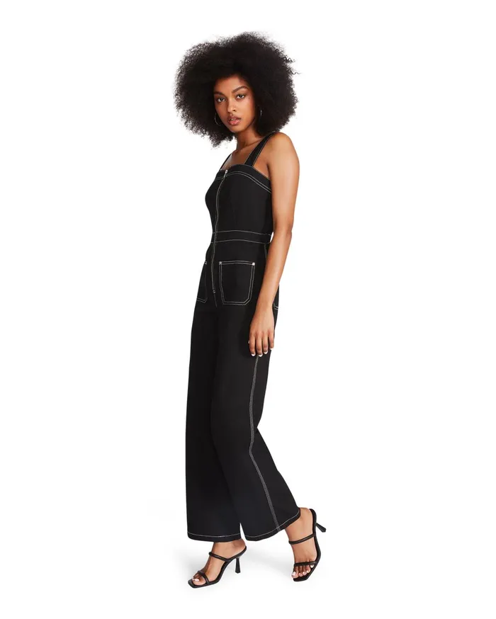 Womens Ellis Jumpsuit Black Steve Madden Dresses