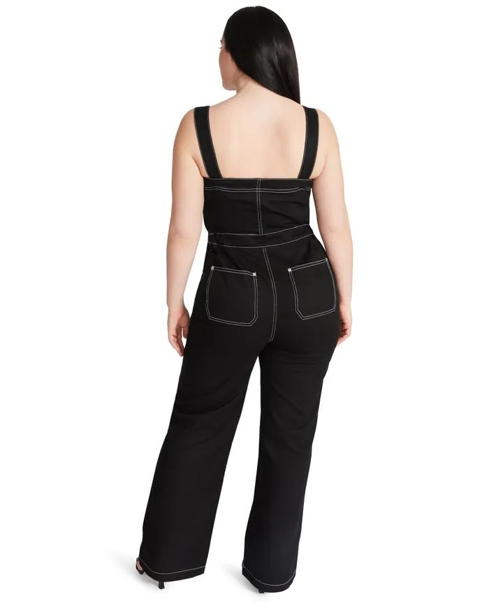 Womens Ellis Jumpsuit Black Steve Madden Dresses