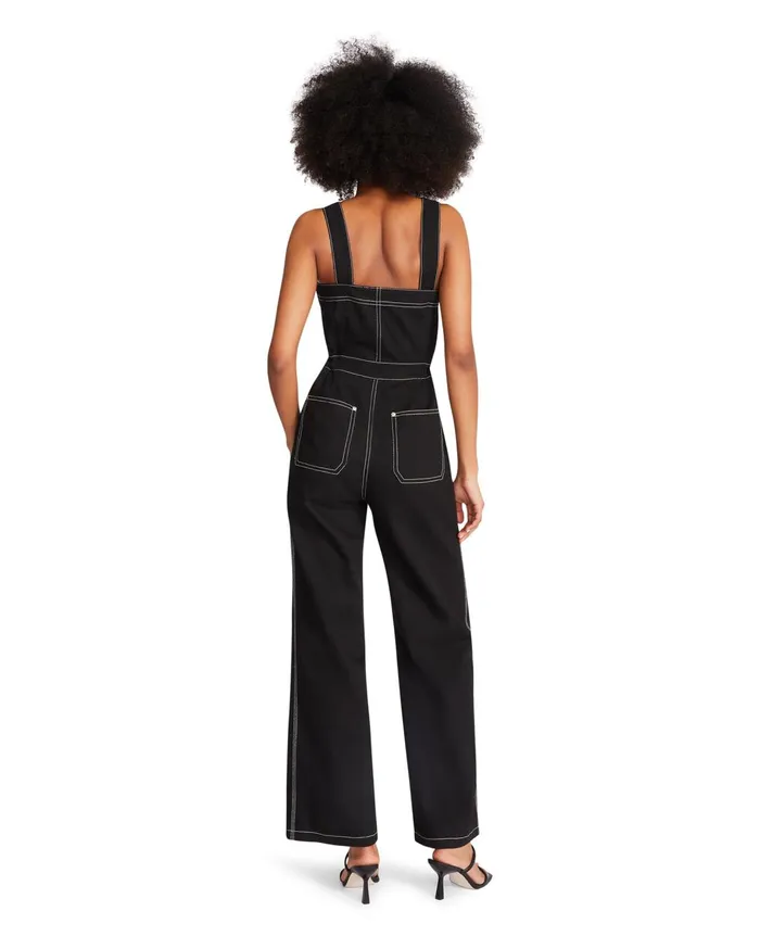 Womens Ellis Jumpsuit Black Steve Madden Dresses