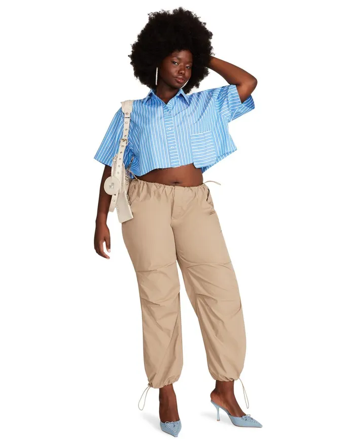 Womens Ellison Top Blue Steve Madden Tops and Shirts