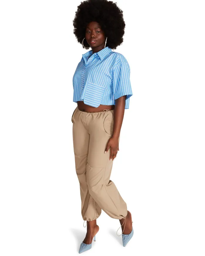 Womens Ellison Top Blue Steve Madden Tops and Shirts