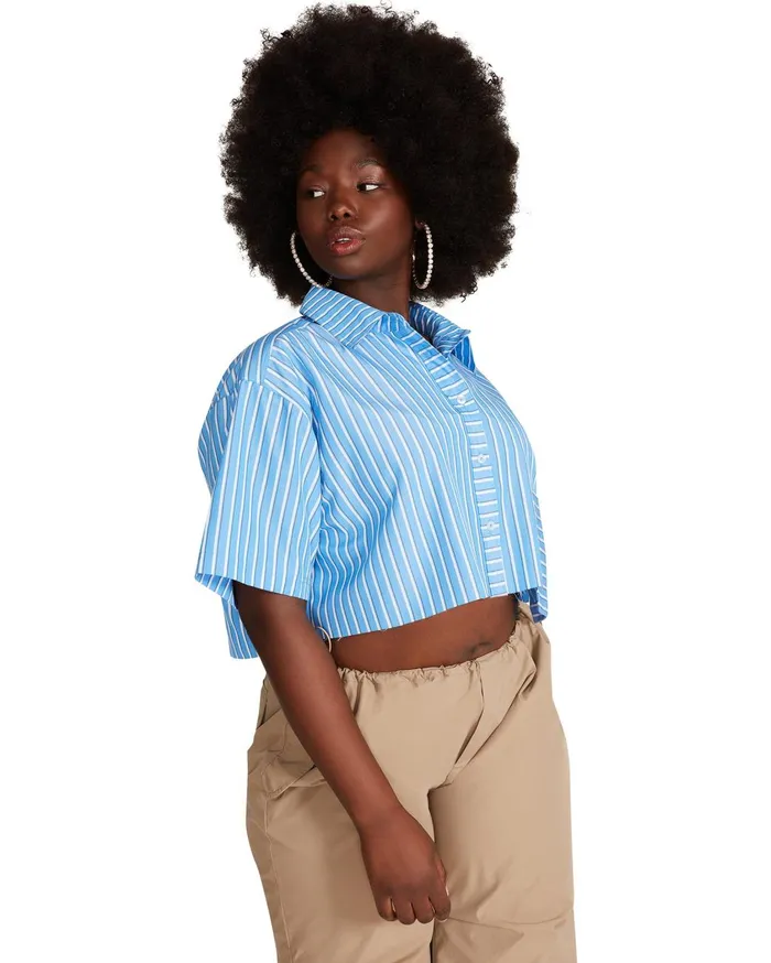 Womens Ellison Top Blue Steve Madden Tops and Shirts