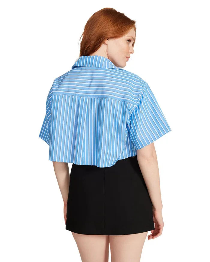 Womens Ellison Top Blue Steve Madden Tops and Shirts