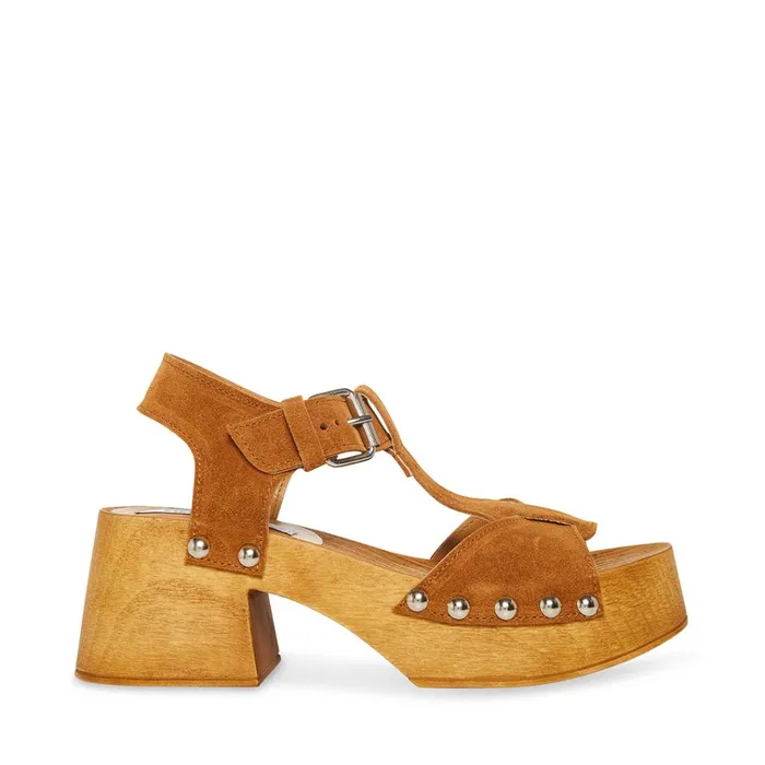 Womens Emmilyn Chestnut Suede Steve Madden Heels