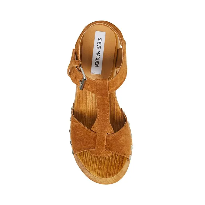 Womens Emmilyn Chestnut Suede Steve Madden Heels