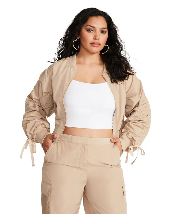 Womens Emory Jacket Khaki Steve Madden Jackets and Coats