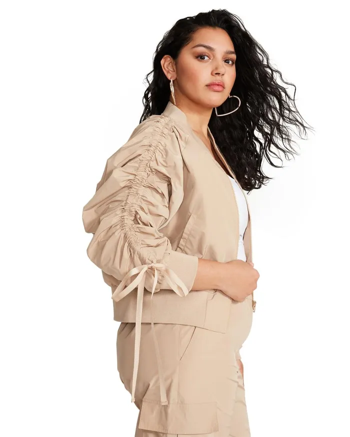 Womens Emory Jacket Khaki Steve Madden Jackets and Coats