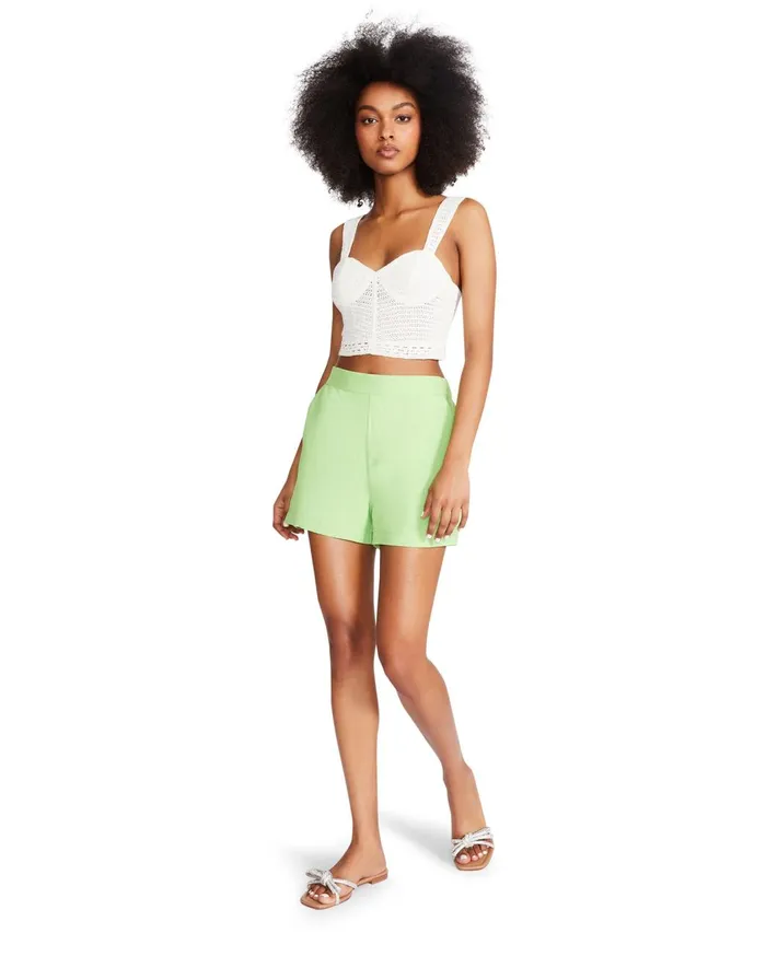 Womens Eni Short Green Steve Madden Bottoms
