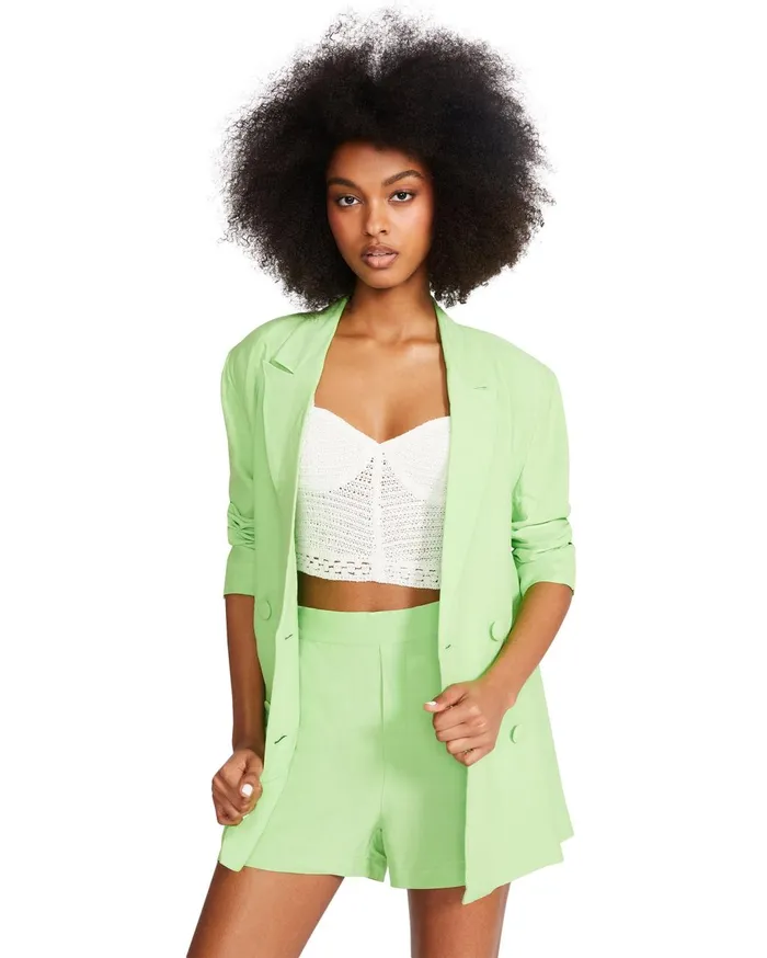 Womens Eni Short Green Steve Madden Bottoms