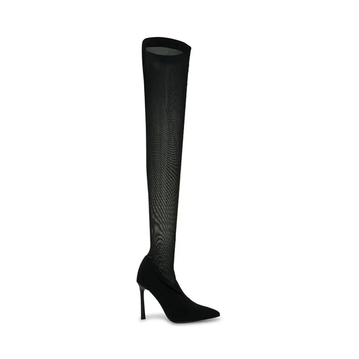 Womens Evie Black Steve Madden Boots and Booties