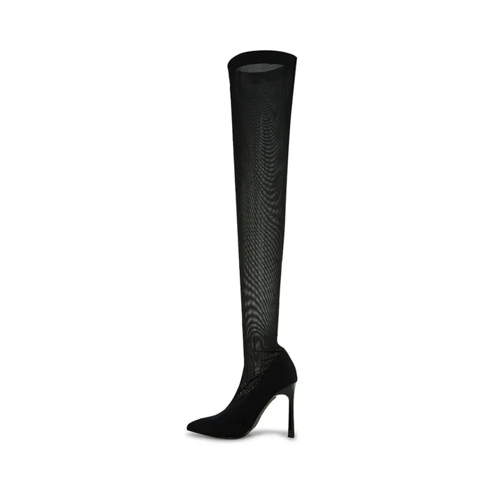 Womens Evie Black Steve Madden Boots and Booties