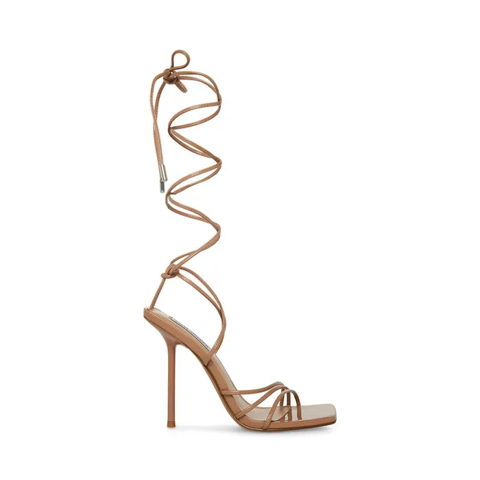 Womens Evita Blush Patent Steve Madden Heels
