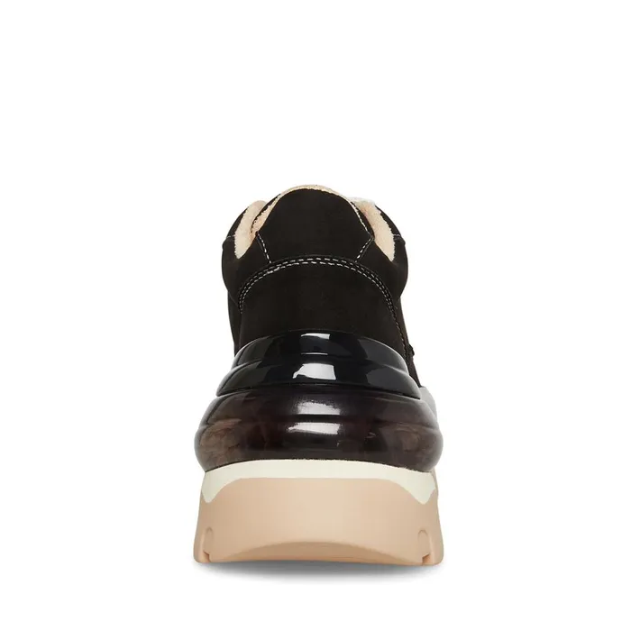 Womens Evolved Black Steve Madden Sneakers
