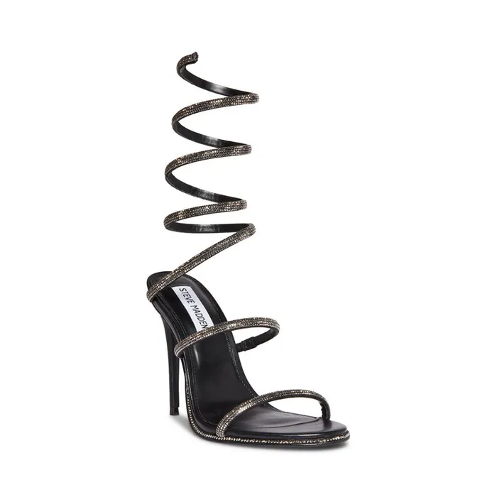 Womens Exotica Black Steve Madden Heels