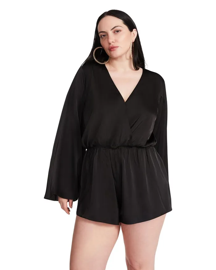 Womens Farrah Romper Black Steve Madden Dresses