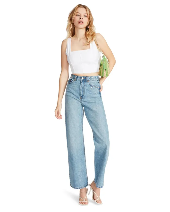Womens Femme Top White Steve Madden Tops and Shirts