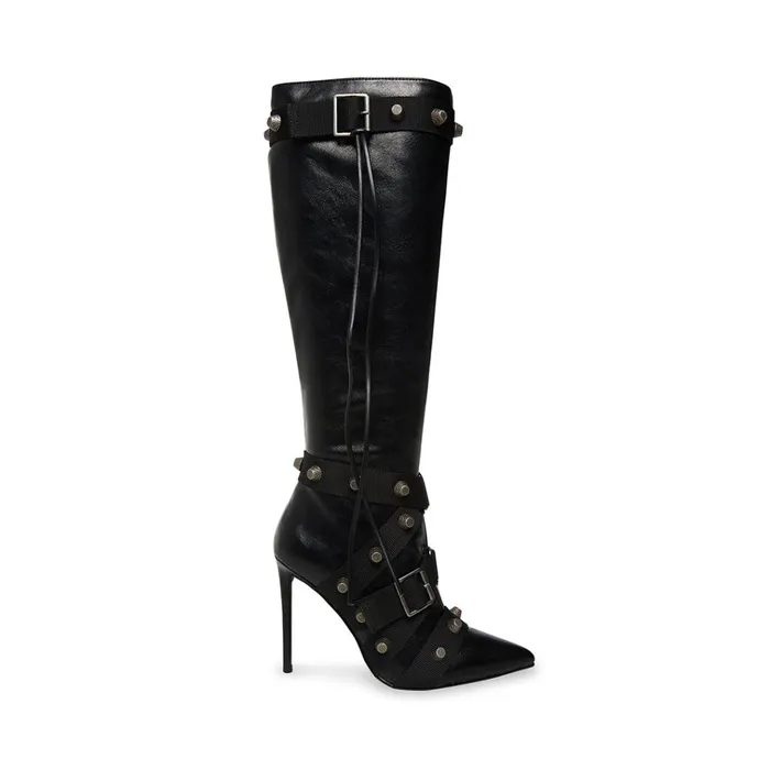 Womens Fink Black Steve Madden Boots and Booties