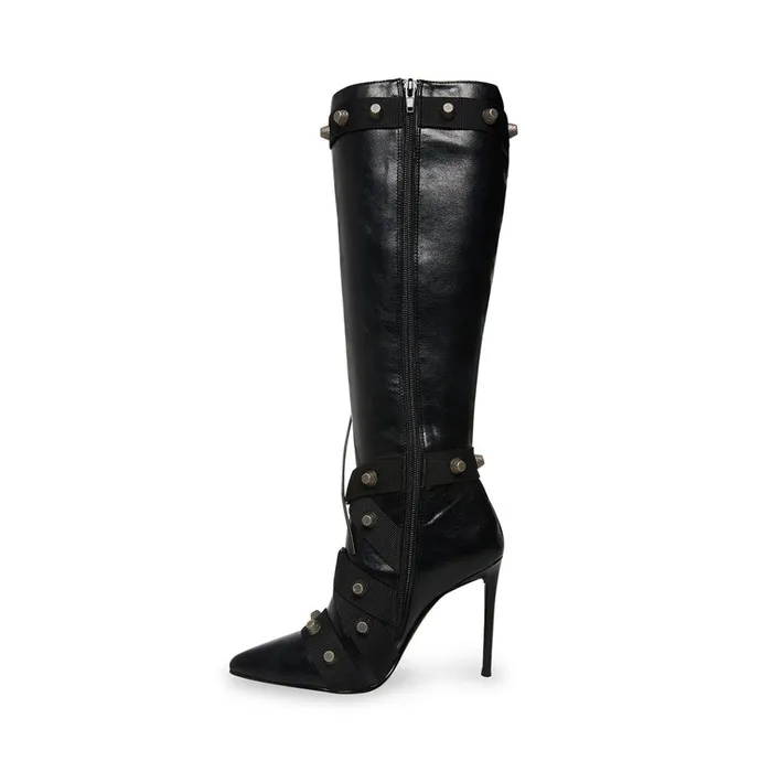 Womens Fink Black Steve Madden Boots and Booties