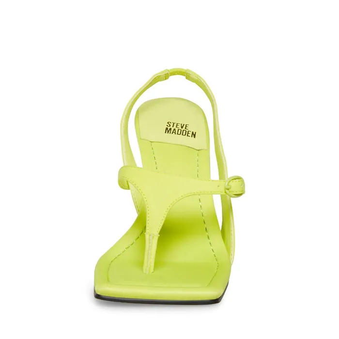 Womens Fuego Lime Steve Madden Heels