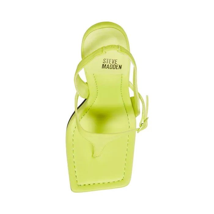 Womens Fuego Lime Steve Madden Heels