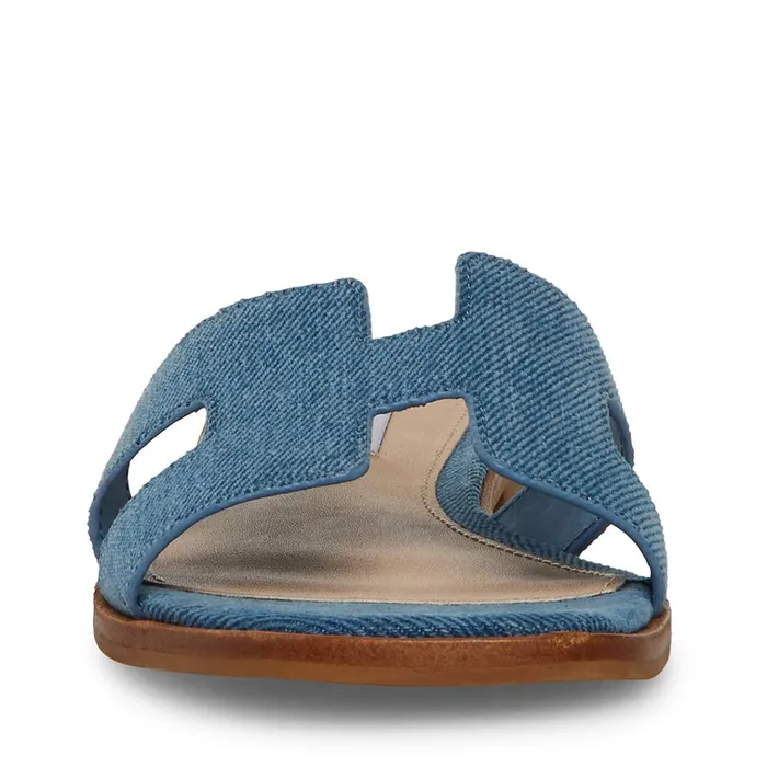 Womens Hadyn Denim Fabric Steve Madden Sandals