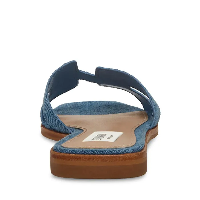 Womens Hadyn Denim Fabric Steve Madden Sandals