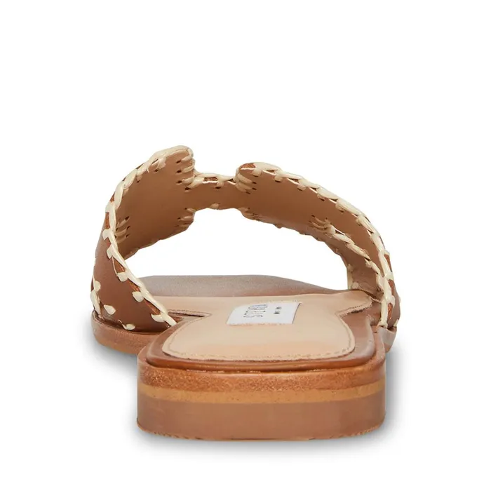 Womens Hadyn Woven Cognac Leather Steve Madden Sandals Womens Hadyn Woven Cognac Leather Steve Madden Sandals