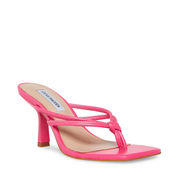 Womens Halo Pink Steve Madden Heels