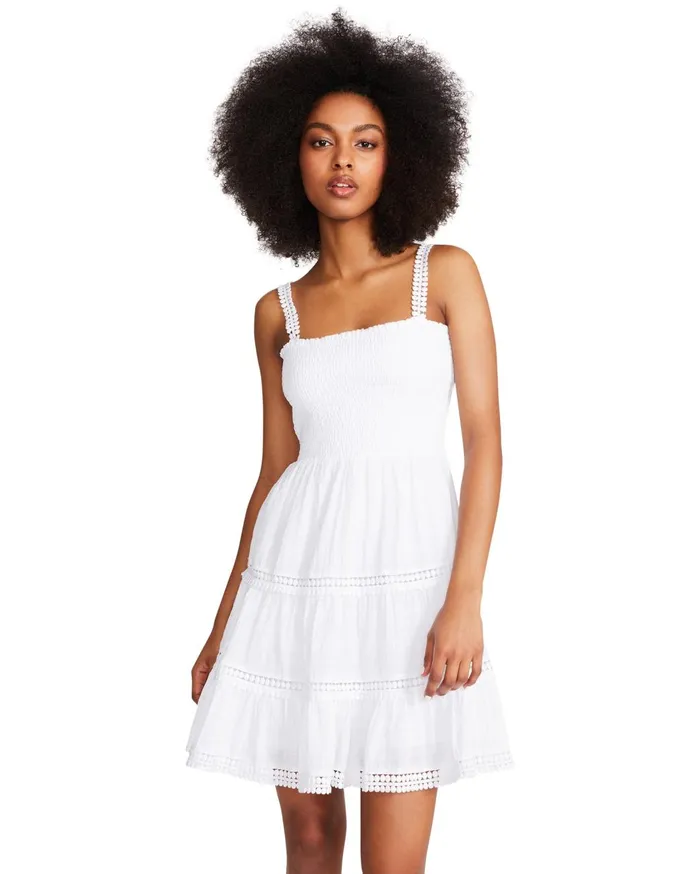 Womens Happy Tiers Dress White Steve Madden Dresses