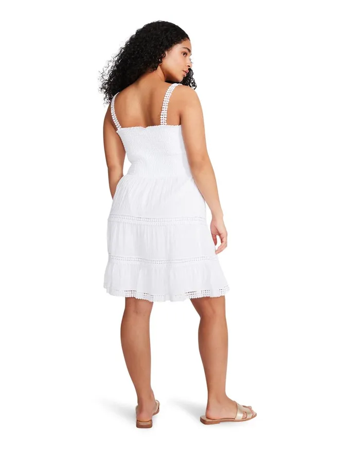 Womens Happy Tiers Dress White Steve Madden Dresses