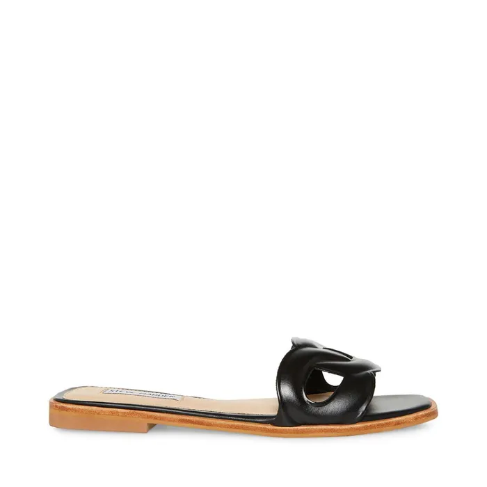 Womens Helene Black Steve Madden Sandals