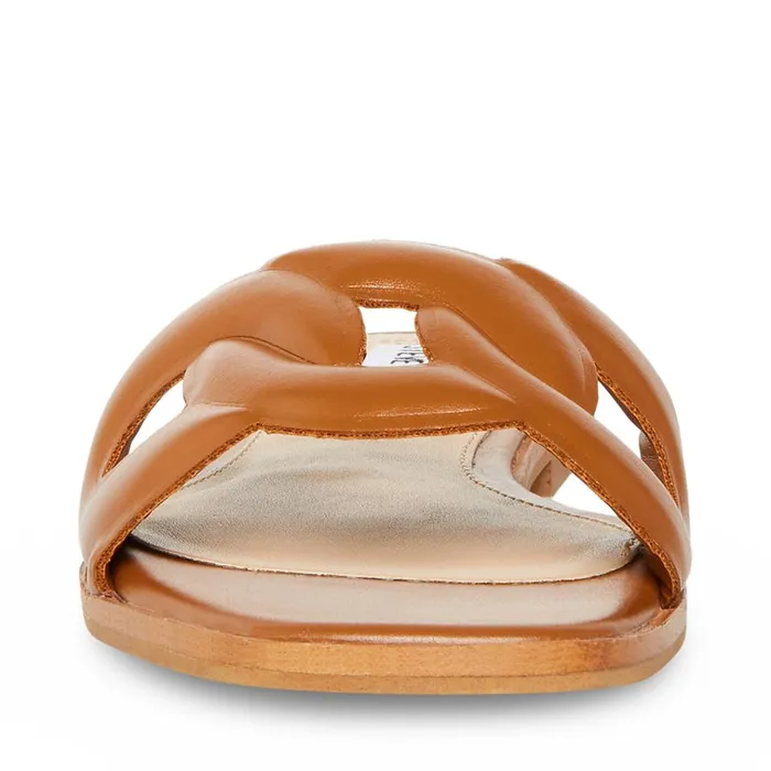 Womens Helene Cognac Steve Madden Sandals